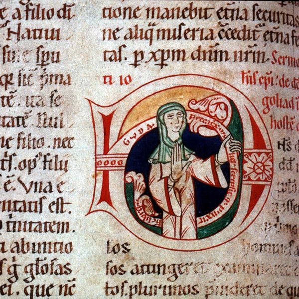 Retrato de Guda (s. XII)